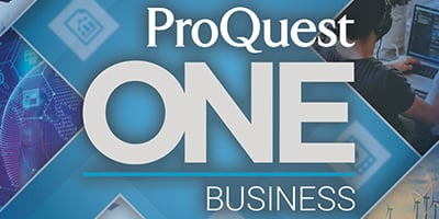 ProQuest One Business: “Best new product” says Charleston Advisor
