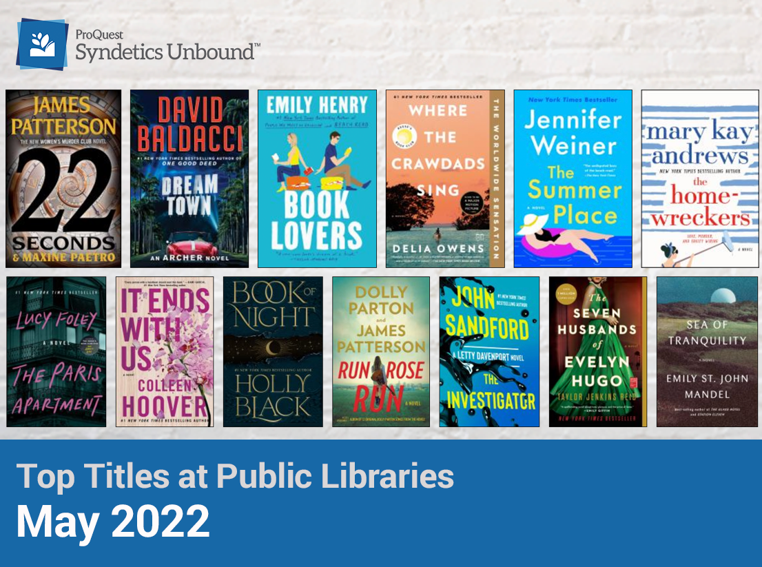 May 2022 Top Titles at Public Libraries